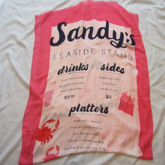 kate spade Accessories - Kate Spade New Sandy's Seaside Stand Scarf